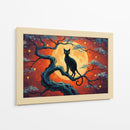 Gato penumbras - Miauch | Cuadro decorativo de Canvas Lab