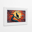 Gato penumbras - Miauch | Cuadro decorativo de Canvas Lab