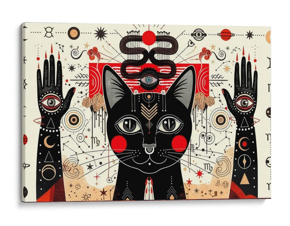Gato armónico - Miauch | Cuadro decorativo de Canvas Lab