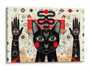 Gato armónico - Miauch | Cuadro decorativo de Canvas Lab