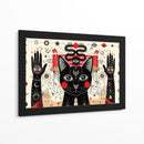 Gato armónico - Miauch | Cuadro decorativo de Canvas Lab