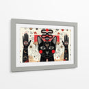 Gato armónico - Miauch | Cuadro decorativo de Canvas Lab