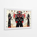 Gato armónico - Miauch | Cuadro decorativo de Canvas Lab