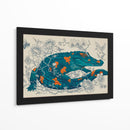 Cocodrilo samurai - Miauch | Cuadro decorativo de Canvas Lab