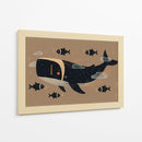 Ballenato juguetón - Miauch | Cuadro decorativo de Canvas Lab