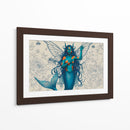 Sirena mariposa - Miauch | Cuadro decorativo de Canvas Lab