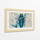 Sirena mariposa - Miauch | Cuadro decorativo de Canvas Lab