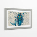 Sirena mariposa - Miauch | Cuadro decorativo de Canvas Lab