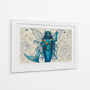 Sirena mariposa - Miauch | Cuadro decorativo de Canvas Lab