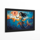 Sirena enamorada - Miauch | Cuadro decorativo de Canvas Lab