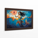 Sirena enamorada - Miauch | Cuadro decorativo de Canvas Lab