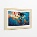 Sirena enamorada - Miauch | Cuadro decorativo de Canvas Lab