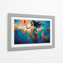 Sirena enamorada - Miauch | Cuadro decorativo de Canvas Lab