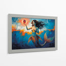 Sirena enamorada - Miauch | Cuadro decorativo de Canvas Lab
