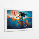 Sirena enamorada - Miauch | Cuadro decorativo de Canvas Lab