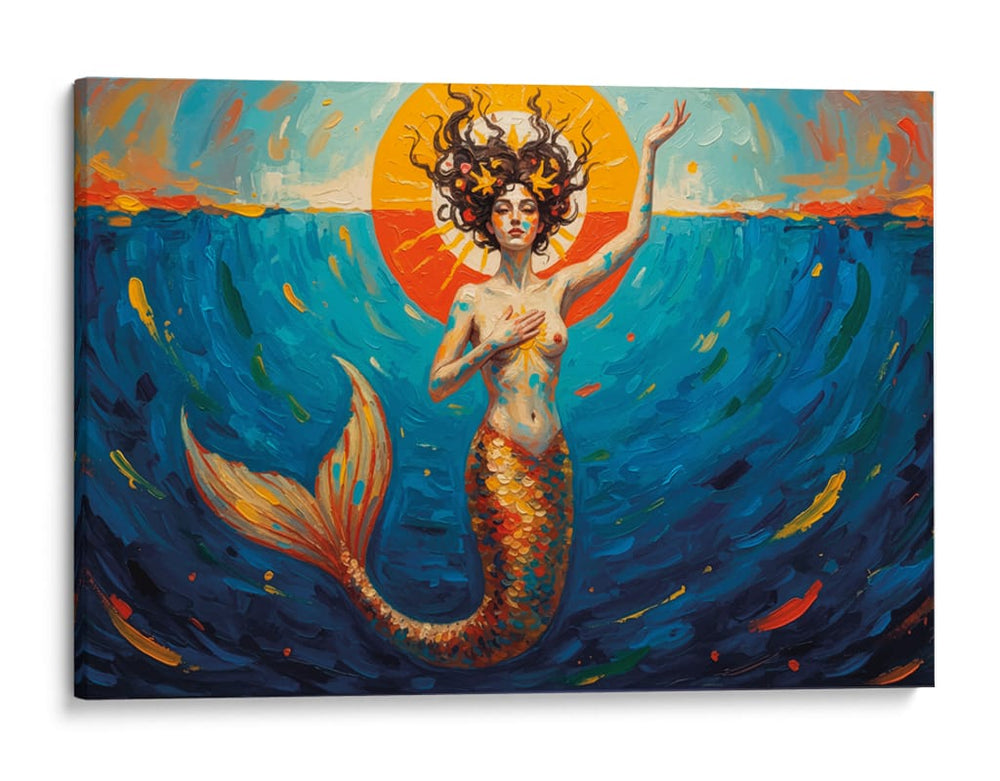 Sirena en equilibrio - Miauch | Cuadro decorativo de Canvas Lab