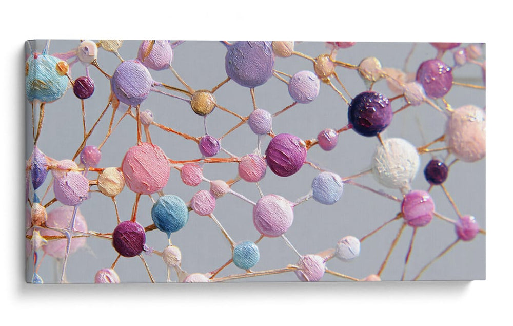 Enlaces de colores - DIEGO D L | Cuadro decorativo de Canvas Lab