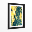 Azul y oro con naturaleza - FErB | Cuadro decorativo de Canvas Lab