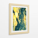 Azul y oro con naturaleza - FErB | Cuadro decorativo de Canvas Lab