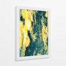 Azul y oro con naturaleza - FErB | Cuadro decorativo de Canvas Lab