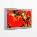 Colorido abstracto con Rojos - FErB | Cuadro decorativo de Canvas Lab