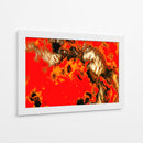 Colorido abstracto con Rojos - FErB | Cuadro decorativo de Canvas Lab