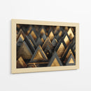 Triángulos dorados - DIEGO D L | Cuadro decorativo de Canvas Lab