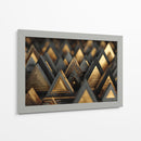 Triángulos dorados - DIEGO D L | Cuadro decorativo de Canvas Lab