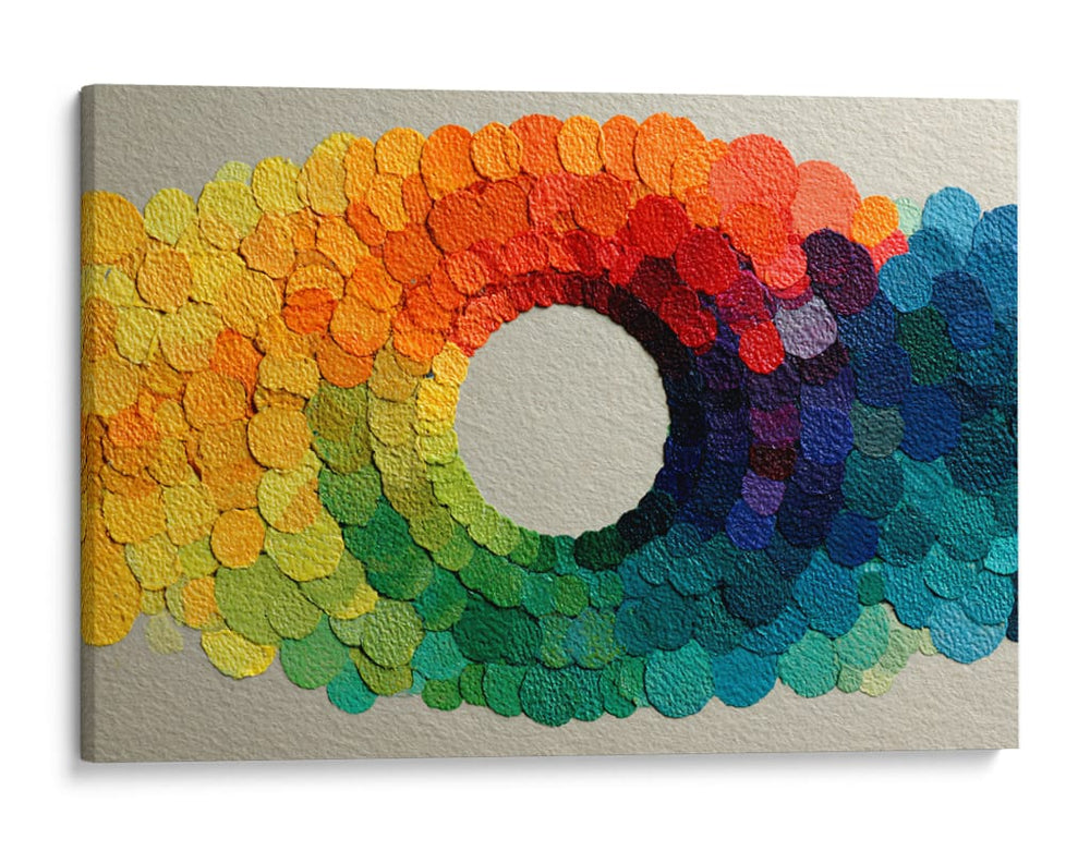 Colores en círculos  - DIEGO D L | Cuadro decorativo de Canvas Lab