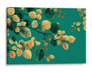 Hojas en fondo verde - DIEGO D L | Cuadro decorativo de Canvas Lab