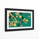 Hojas en fondo verde - DIEGO D L | Cuadro decorativo de Canvas Lab