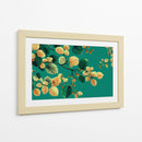 Hojas en fondo verde - DIEGO D L | Cuadro decorativo de Canvas Lab
