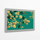 Hojas en fondo verde - DIEGO D L | Cuadro decorativo de Canvas Lab