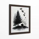 Bosques y abejas - DIEGO D L | Cuadro decorativo de Canvas Lab
