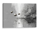 Abejas en gris - DIEGO D L | Cuadro decorativo de Canvas Lab