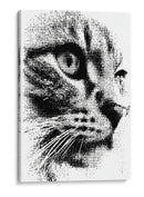 Cara de gato en puntos - DIEGO D L | Cuadro decorativo de Canvas Lab