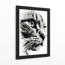 Cara de gato en puntos - DIEGO D L | Cuadro decorativo de Canvas Lab