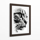 Cara de gato en puntos - DIEGO D L | Cuadro decorativo de Canvas Lab