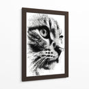 Cara de gato en puntos - DIEGO D L | Cuadro decorativo de Canvas Lab