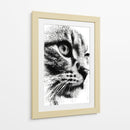 Cara de gato en puntos - DIEGO D L | Cuadro decorativo de Canvas Lab