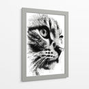 Cara de gato en puntos - DIEGO D L | Cuadro decorativo de Canvas Lab