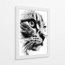 Cara de gato en puntos - DIEGO D L | Cuadro decorativo de Canvas Lab