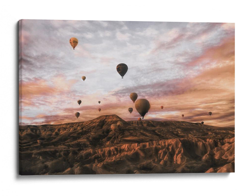 Amanecer en globo aerostático - Ayse Yorgancilar | Cuadro decorativo de Canvas Lab