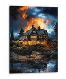 Santuario Crepuscular - Puffy Design | Cuadro decorativo de Canvas Lab