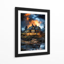 Santuario Crepuscular - Puffy Design | Cuadro decorativo de Canvas Lab