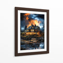 Santuario Crepuscular - Puffy Design | Cuadro decorativo de Canvas Lab