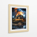 Santuario Crepuscular - Puffy Design | Cuadro decorativo de Canvas Lab