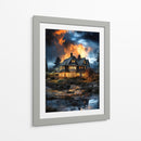 Santuario Crepuscular - Puffy Design | Cuadro decorativo de Canvas Lab