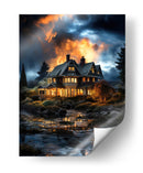Santuario Crepuscular - Puffy Design | Cuadro decorativo de Canvas Lab