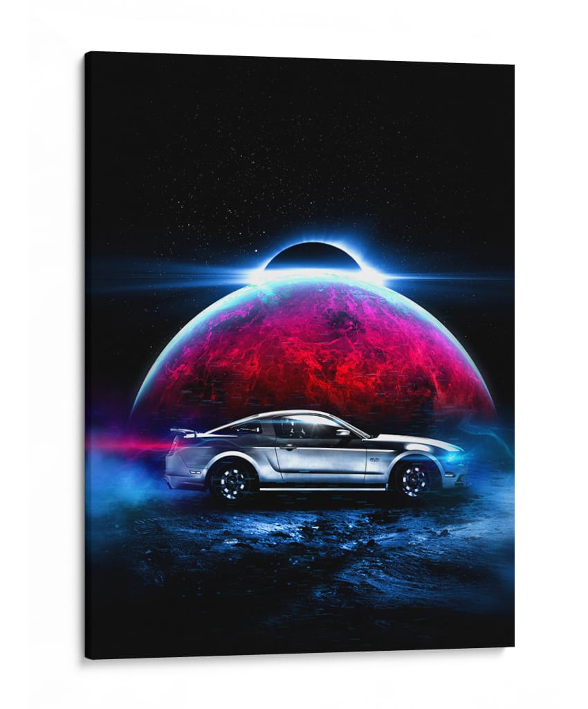 Viaje Lunar - Puffy Design | Cuadro decorativo de Canvas Lab